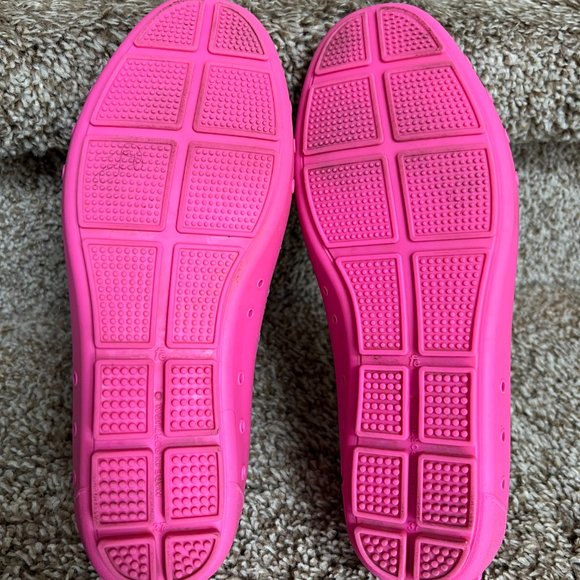 Mocks Women's Pink Mocklite Driver Rubber Loafers - Picture 10 of 11